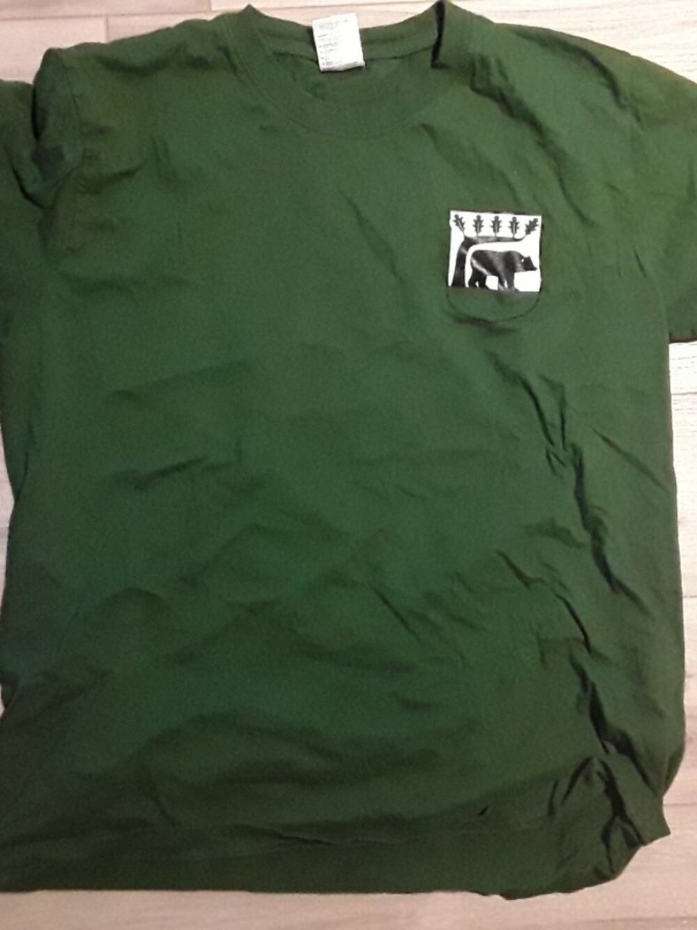 Kościerzyna Poland Souvenir T‑Shirt – Adler Classic New MAN 132 – Bear & Trees L